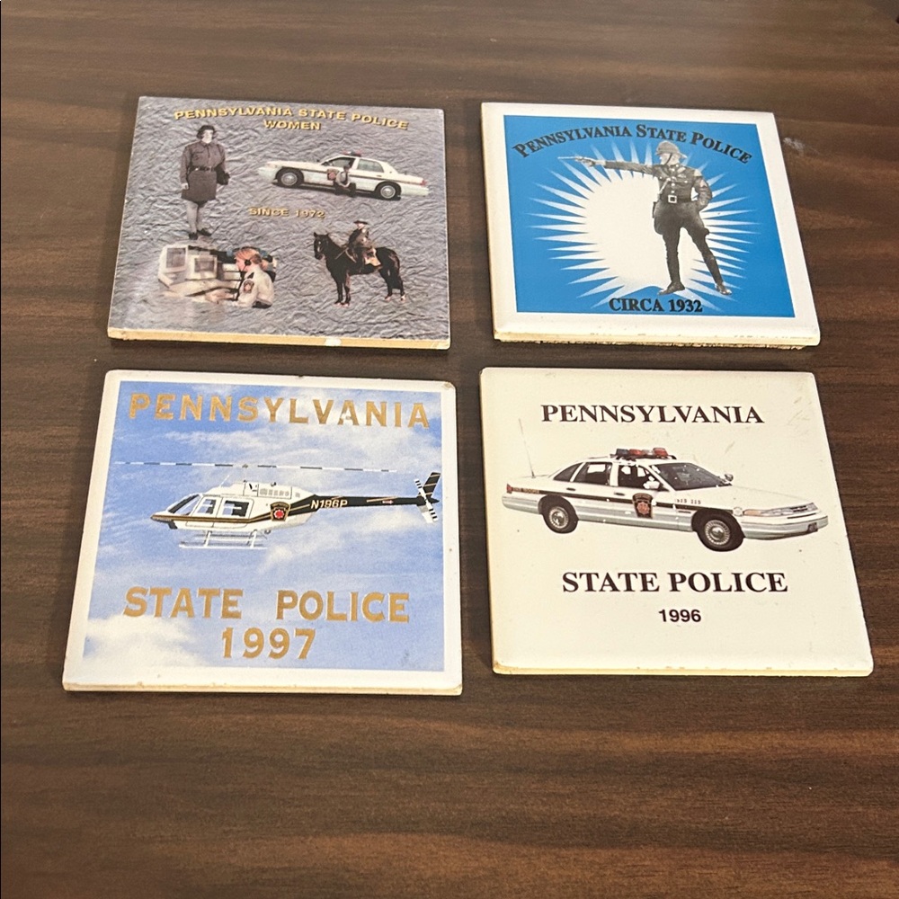 Pennsylvania State Police Commemorative Coasters